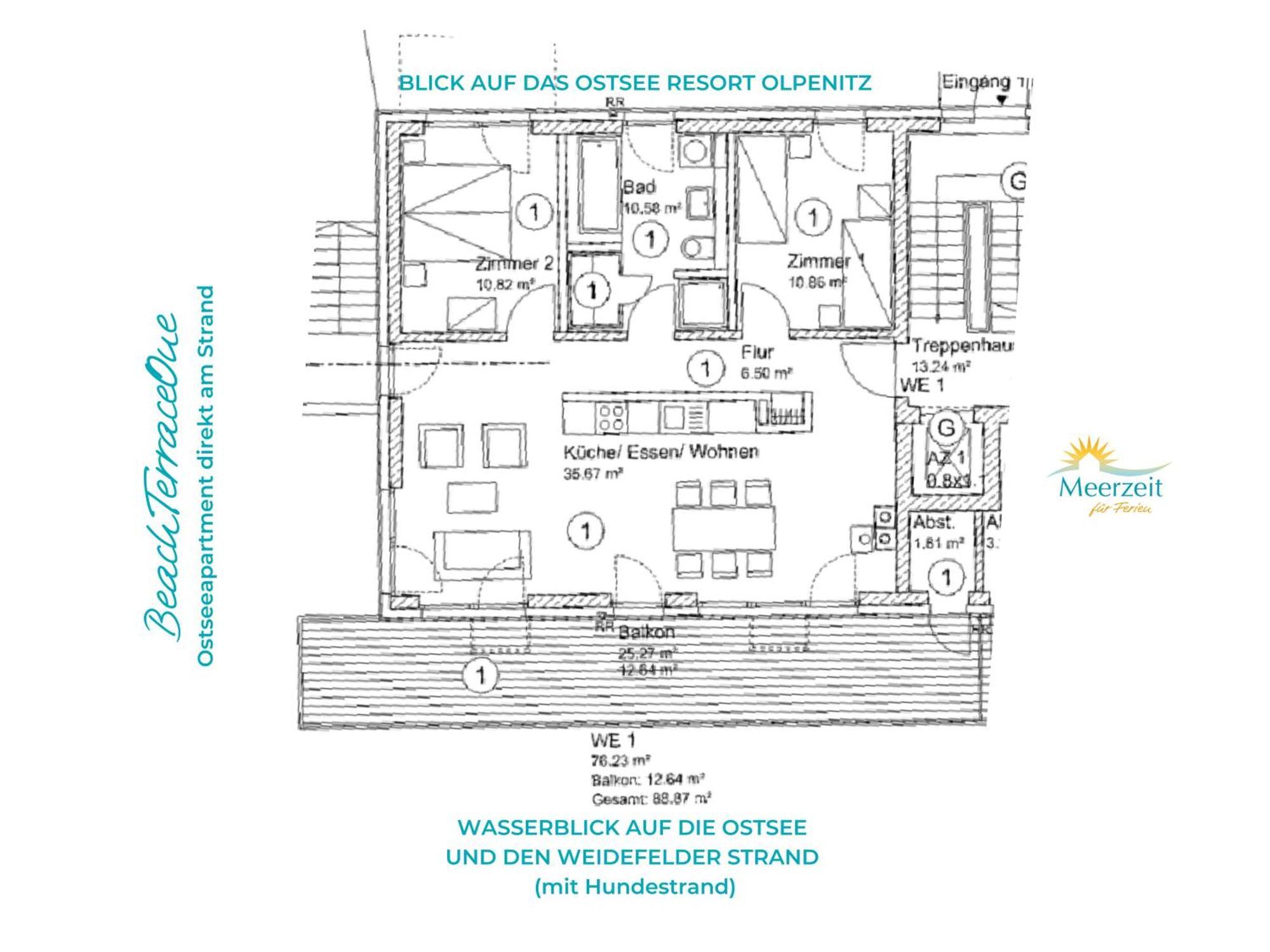 Beachterraceone - Eg, Meerblick, Terrasse, Kamin, Sauna Olpenitz Exterior photo