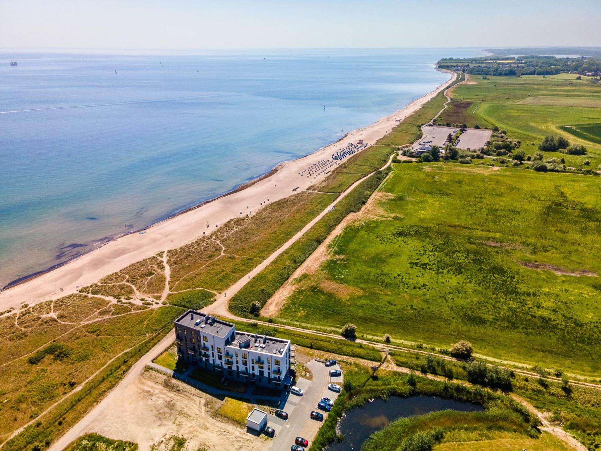 Beachterraceone - Eg, Meerblick, Terrasse, Kamin, Sauna Olpenitz Exterior photo