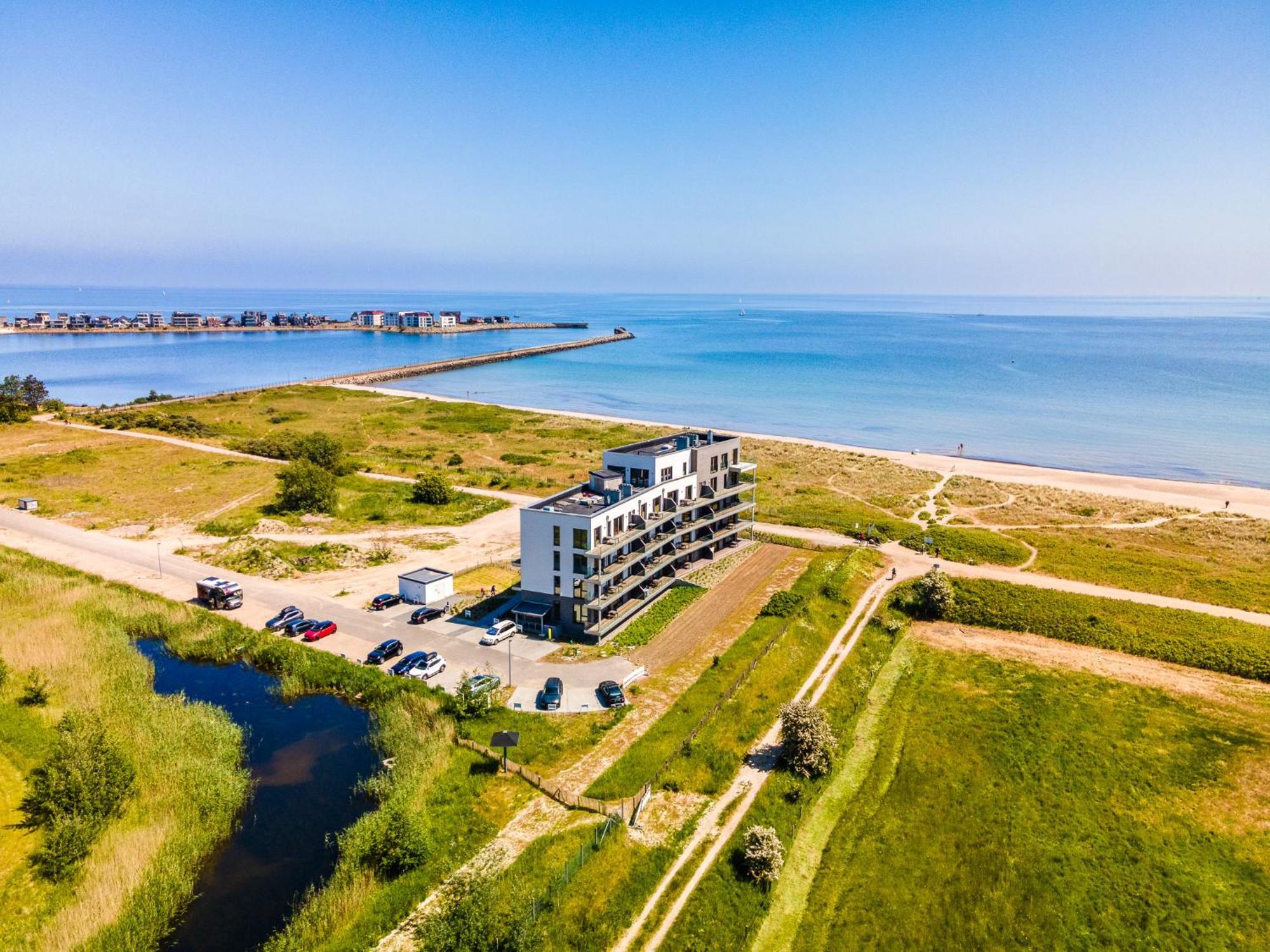 Beachterraceone - Eg, Meerblick, Terrasse, Kamin, Sauna Olpenitz Exterior photo